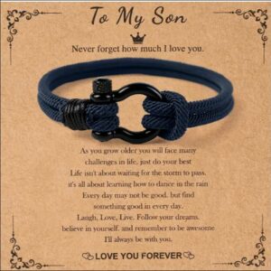 To my son bracelet
