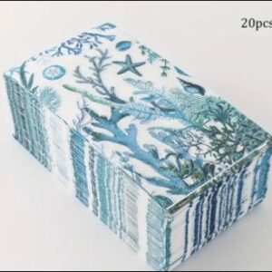 NAUTICAL   Marine life napkins