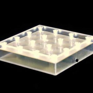 ACRYLIC LIGHT LED BASE 5" SQUARE WARM WHITE