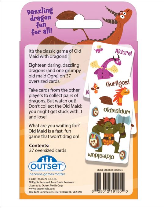 Dragons Old Maid Card Game - Image 2