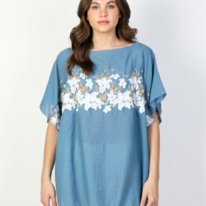 Floral Embroidered Breathable one size top