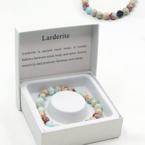 Larderite Bead Bracelet