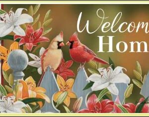 Cardinal Pair Door Mat