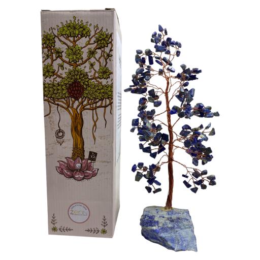 Gemstone Tree LAPIS (LAPIS ROUGH STONE BASE) 300 CHIPS