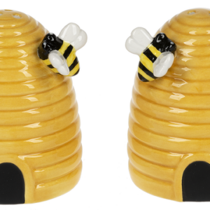 Bee Hive Salt And Pepper Shakers