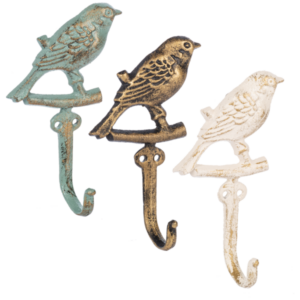 Bird Wall hook Cast iron