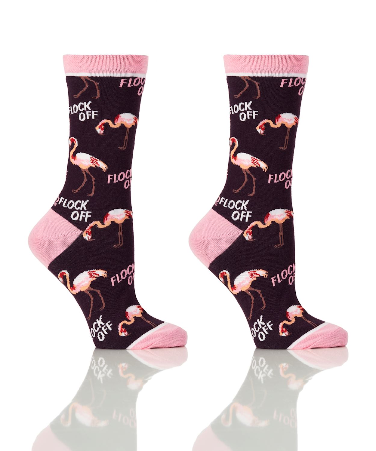Women's Crew Socks- Flock Off
