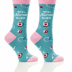 Women's Crew Socks-Nurse