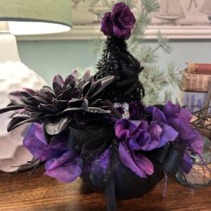 Black Halloween pumpkin