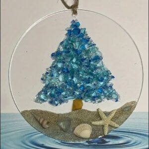 Acrylic decoration Sea Wave  hanging decoration