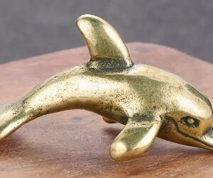 Brass dolphin