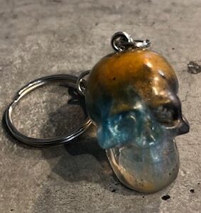 Resin skull keychains