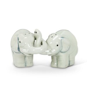Hugging Elephant salt and Pepper pair
