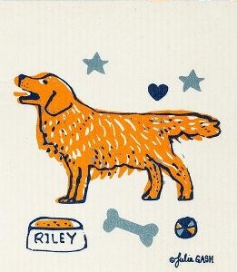 Dogs with Names Dishcloths