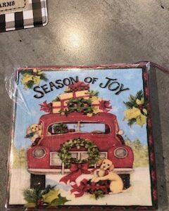 Ceramic tiles Christmas decorative