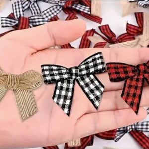 Mini Bows assorted colours -SET of 6/bag