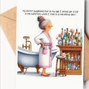 BLANK inside Funny Card