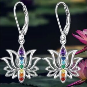 Lotus Flower Earrings