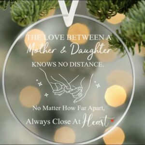 Mother & Daughter - Transparent Acrylic Hanging Ornament