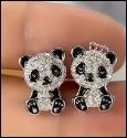 Panda Bear stud earrings