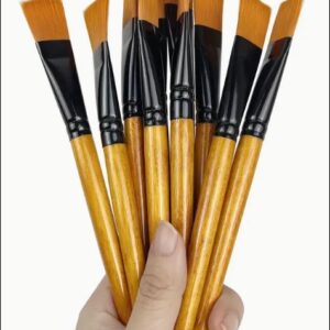 Flat paint Brushes 3/4 inches