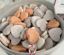Mini Pottery Hearts