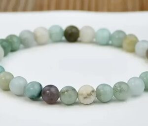 Amazonite natural bead bracelet