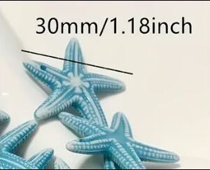 Starfish Charms blue Set 2/bag