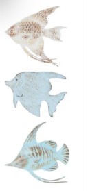 Fish metal wall decor each