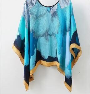 Square Shawl Poncho Cape