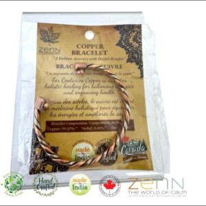 Magnetic Cuff Braided Copper Bracelet Unisex