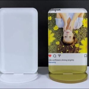 Acrylic rectangle with round bottom Frame with Stand Blank for sublimation or decoupage