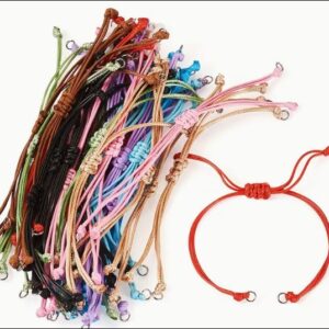 DIY BRACELET POLYESTER WAXED CORDS  5 /PACKAGE