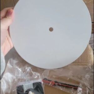 BLANK  Glass Clock with Hardware  8"