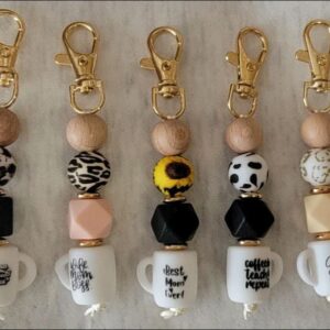 MOM silicone Keychains