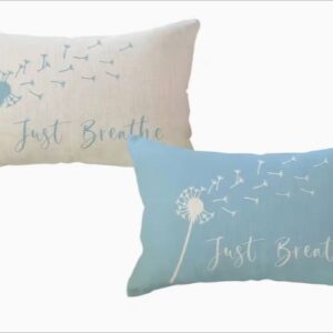 Pillow covers 12"x20" dandelions