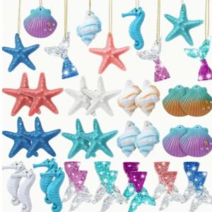 Sea shell  resin decorations small