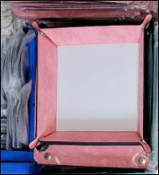 Faux leather Snap tray for sublimation or decoupage