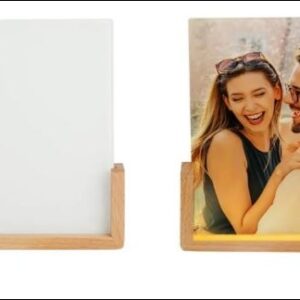 Blank LED acrylic frame 4X6 for sublimation or decoupage