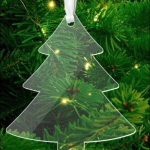 DIY  (2) Christmas tree blank  acrylic ornaments