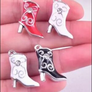 3D High Heel boot charms