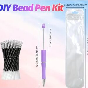 DIY beadable pen set includes a refill