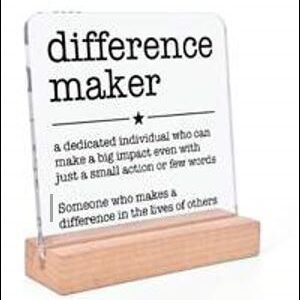 Acrylic plaque "Difference Maker"
