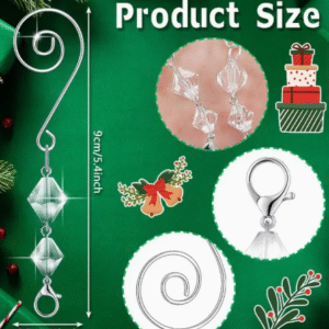 S-Shaped  silver metal fancy hooks with  clip