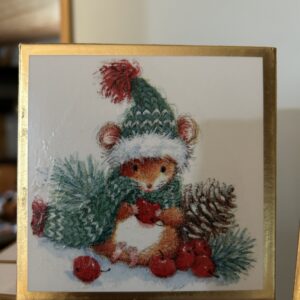 Decoupaged White & Gold Queen West Gift Boxes