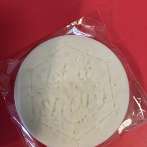 Stencils Christmas round  3" assort designs