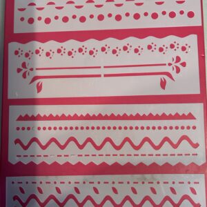 Stencils for journaling Designs  ( 4 pcs)