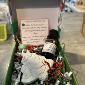 Essential oil & pottery tree diffuser gift set