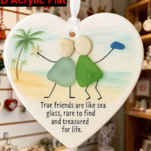Friendship  heart shaped ornament