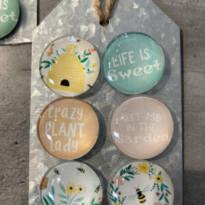 Bee & Flower magnet